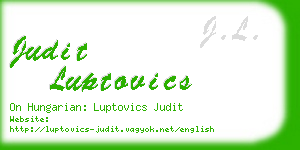 judit luptovics business card